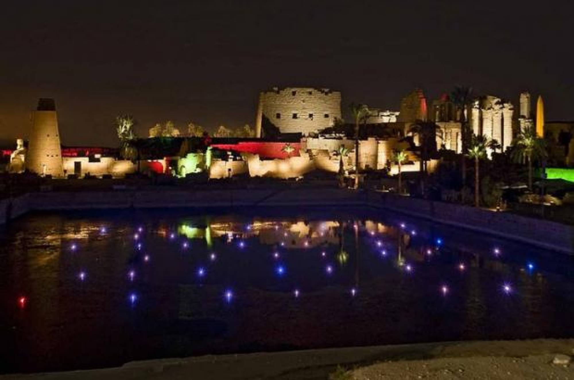 Sound and light show at Karnak Temples